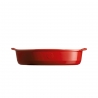 Owalne naczynie do zapiekania 35 × 22,5 cm czerwone - Emile Henry
