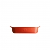 Prostokątne naczynie do zapiekania 30 × 19 cm czerwony - Emile Henry