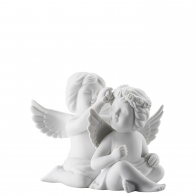 Figurka Para Aniołów z wiankiem, średnia 10 cm
