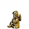 Figurka - Anioł z kotem złoty - średni 10 cm Rosenthal 69055-426157-90517