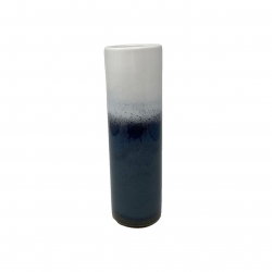 Wazon Cylinder 25 cm Bleu - Lave Home