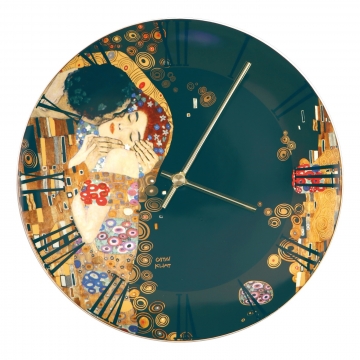 Zegar ścienny Pocałunek 31 cm - Gustav Klimt