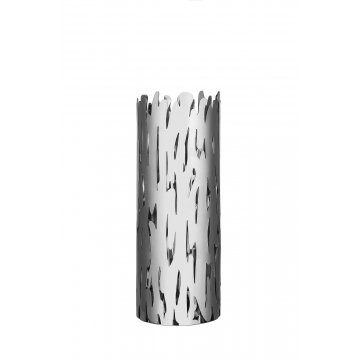 Wazon Barkvase srebrny 28 cm - Alessi