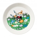 Talerz Mała Mi i łąka 19 cm - Muminki