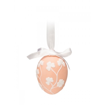 Jajko na zawieszce pomarańczowe 6,5 cm - Easter Garden - Palais Royal