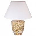 Lampa stołowa Drzewo Życia 47 cm biała - Gustav Klimt