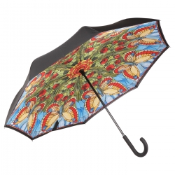 Suprella - parasol odwrotnie składany Motyle - Louis Comfort Tiffany
