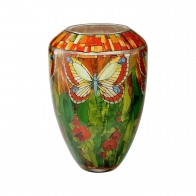 Wazon szklany Motyle 30 cm - Louis Comfort Tiffany Goebel 67001971