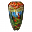 Wazon szklany Ważka 40 cm - Louis Comfort Tiffany