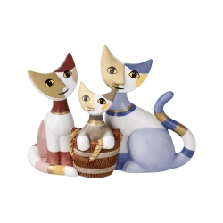 Figurka Koty - Dzień Kąpieli Kotów 10 cm - Rosina Wachtmeister