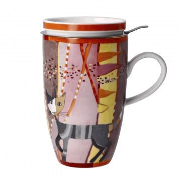 Kubek do herbaty z pokrywką i sitem Sottosopra 450 ml - Rosina Wachtmeister Goebel 66861081