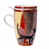 Kubek do herbaty z pokrywką i sitem Sottosopra 450 ml - Rosina Wachtmeister Goebel 66861081