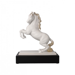 Figurka Koń Magnifique złoty 31 cm - Studio 8