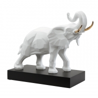 Figurka Słoń - Elephant złoty 43 cm - Studio 8 Goebel 30800161
