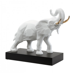 Figurka Słoń - Elephant złota 43 cm - Studio 8