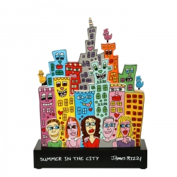 Figurka Summer in the City 26 x 35 cm - James Rizzi