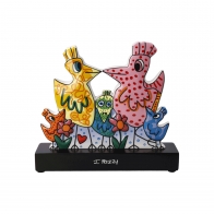 Figurka Our colorful family 19 x 16 cm - James Rizzi Goebel 26102881