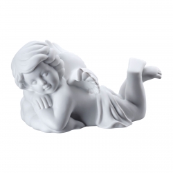 Figurka - Anioł leżący na chmurce duży 9,3 cm
