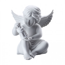 Figurka - Anioł z lampionem duży 13,9 cm