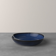 Mała płaska miska niebieska 21 cm - Lave Bleu Villeroy & Boch 1042613810_