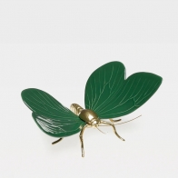 Figurka Motyl zielony 16 cm