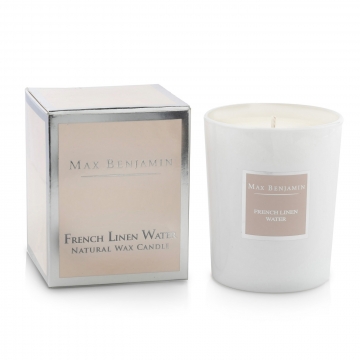 Świeca zapachowa French Linen Water 190 g - Max Benjamin