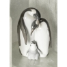Figurka Rodzina pingwinów 25 cm - Lladró
