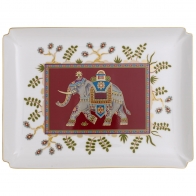 Talerz dekoracyjny duży 28 x 21 cm - Samarkand Rubin Gifts