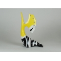 Figurka Dudek Żółto-czarny proj. Mieczysław Naruszewicz