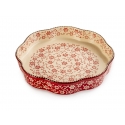 Naczynie do zapiekania kwiatowe 30 cm - Noel