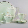 Imbryk Pola - szmaragdowa porcelana
