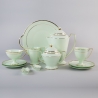 Imbryk Pola - szmaragdowa porcelana