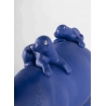 Figurka Niedźwiedzica z małymi 39 cm - Blue and Gold edycja limitowana Lladró