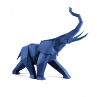 Figurka Słoń niebieski 43 cm - Lladró