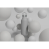 Butelka termiczna Series 2 szara 1000 ml - Chilly's Bottles