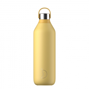Butelka termiczna Series 2 żółta 1000 ml - Chilly's Bottles