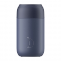 Termiczny kubek do kawy Series 2 niebieski 340 ml - Chilly's Bottles