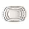 Prostokątne naczynie do zapiekania 36,5 × 23,5 cm białe - Emile Henry
