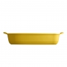 Prostokątne naczynie do zapiekania 42,5 × 28 cm żółty - Emile Henry