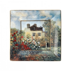 Tacka kwadratowa Dom Artysty 16 x 16 cm - Claude Monet