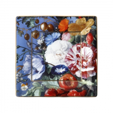 Miska kwadratowa - Letnie kwiaty 12 x 12 cm - Jan Davidsz de Heem Goebel 67061621