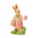 Figurka Zając z koszyczkiem 20cm Pasqua