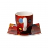 Filiżanka do espresso Heavy Red 100 ml - Wassily Kandinsky Goebel 67062141