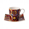 Filiżanka do espresso Kwadraty 100 ml - Wassily Kandinsky