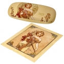 Etui na okulary Wiosna 16 x 4,5 cm - Alphonse Mucha