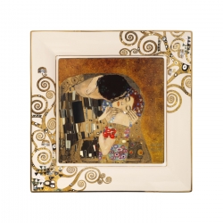Tacka kwadratowa Pocałunek 30 x 30 cm - Gustav Klimt