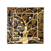 Miska kwadratowa Drzewo Życia 30 x 30 cm - Gustav Klimt Goebel 67062621