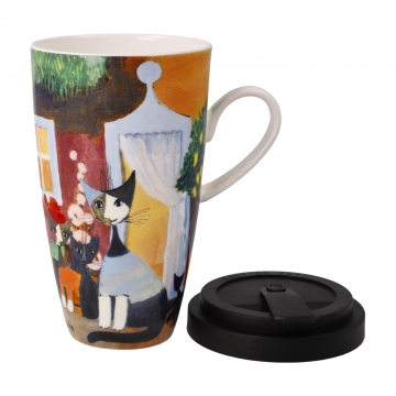 Kubek z pokrywką Una bellissima giornata 500 ml - Rosina Wachtmeister Goebel 66861241