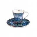 Filiżanka do espresso Lilie wodne z wierzbą 100 ml - Claude Monet