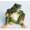 Figurka żabia mama i córka - Amphibia Frog